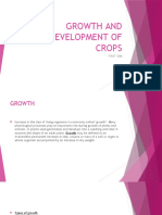 Growth and Development of Crops