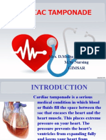 Cardiac Tamponade: Mrs. D.Melba Sahaya Sweety.D M.SC Nursing Gimsar