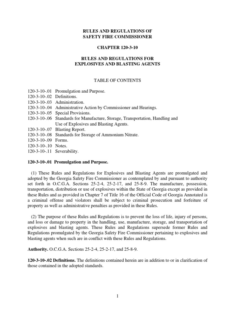 120310 Explosives and Blasting Agents PDF License Probation