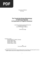 The Transitiviy-Related Morphology of Tetelcingo Nahuatl