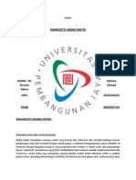 Uts Teori Arsitektur - M. Fabrian (2019101020)