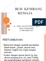 Tumbuh Kembang Remaja