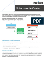 Global Name Verification: Parse Names and Determine Gender