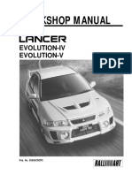 Mitsubishi Lancer IV & V Workshop Manual