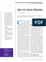 Air-in-Line Alarms: Decreasing Alarms Through Antisiphon Valve Implementation