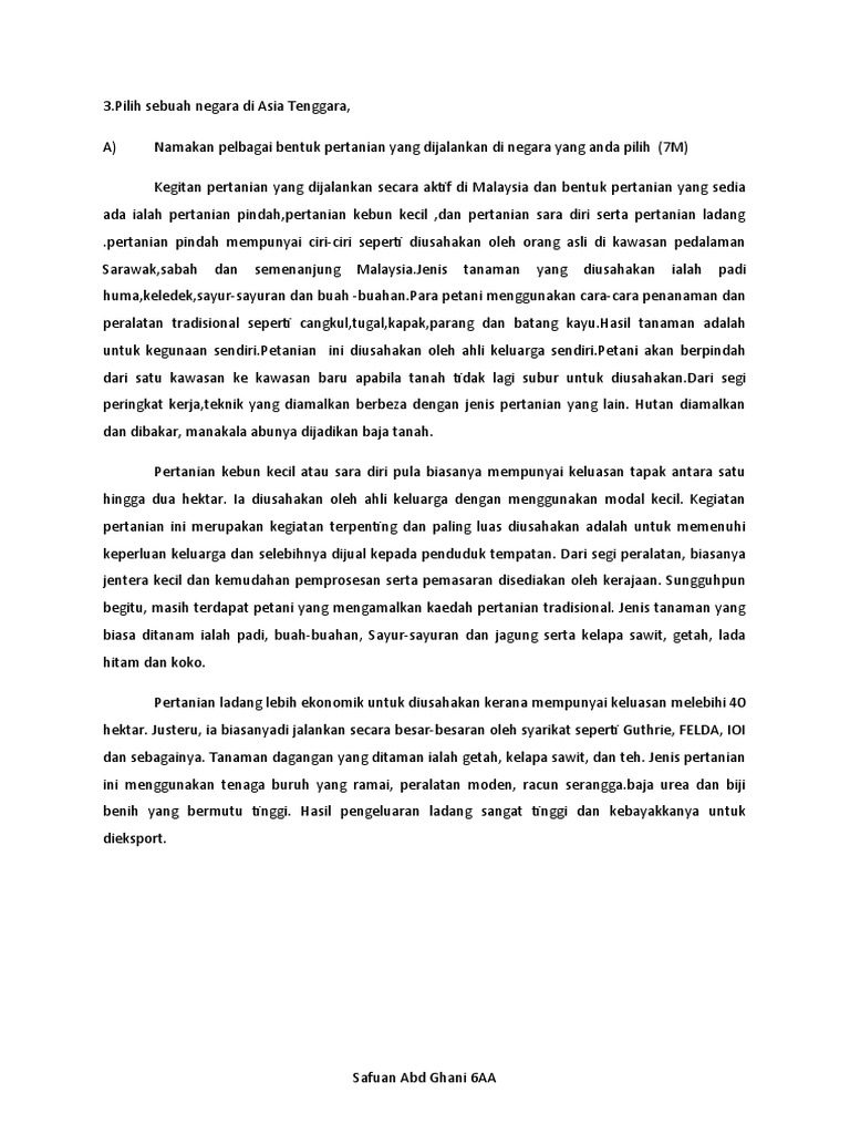 Esei Pertanian Pdf