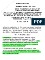 SPEC PRO 56. in The Matter of The Intestate Estate of Reynaldo Rodriguez, Anita Ong Tan v. Rodriguez, GR No. 230404, January 31, 2018