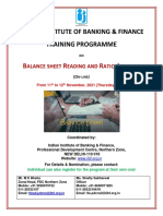 Indian Institute of Banking & Finance Training Programme: B R R A