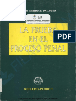 Palacio Lino La Prueba en El Proceso Penal
