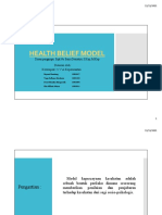 Health Belief Model - V A Keperawatan