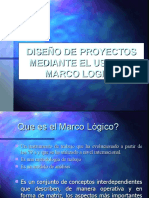 Diseño de Proyectos Con Uso Del Marco Logico