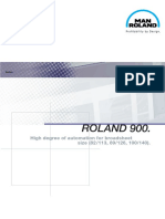 ROLAND 900.: High Degree of Automation For Broadsheet Size (82 /113, 89/126, 100/140)