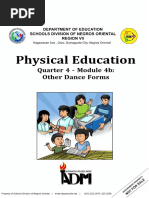 Physical Education: Quarter 4 - Module 4b: Other Dance Forms