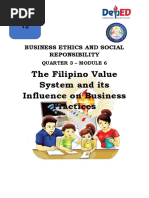 The Filipino Value System and Its Influence On Business Practices