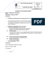 RAPPORT DE  COURS ASSURANCE INCENDIE ET RISQUES DIVERS  COORTE 3