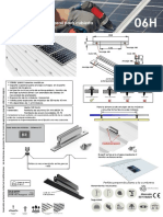 Ficha Técnica: Soporte Coplanar Microrail para Cubierta Metálica