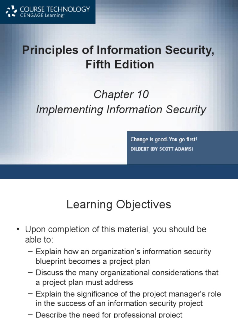 Principles of Information Security, Fifth Edition | PDF | Information ...