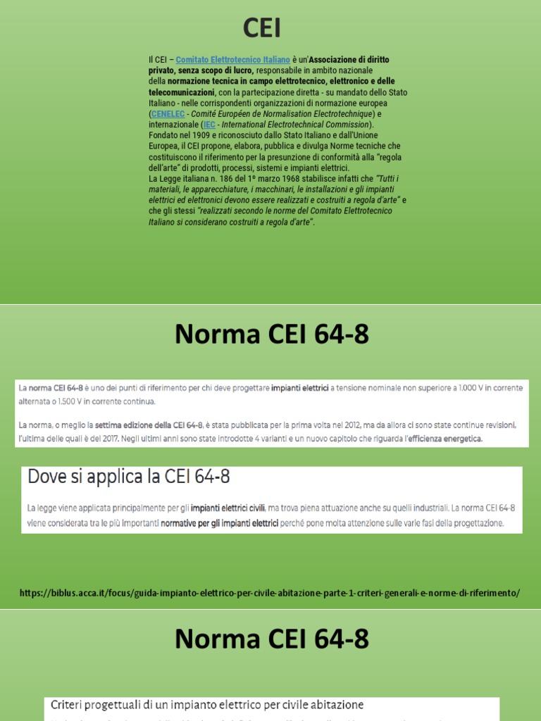 0norma CEI 64-8 | PDF