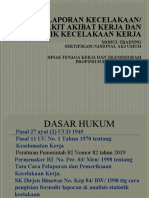 Sistem Pelaporan Kecelakaan/ Penyakit Akibat Kerja Dan Statistik Kecelakaan Kerja