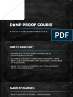 Detailed Specification For Damp Proof Course
