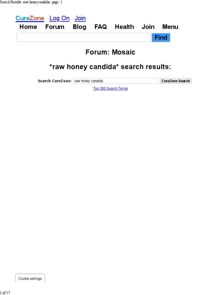 Raw Honey Helps Fight Candida PDF Honey Irritable Bowel Syndrome