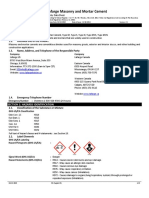 Lafarge Masonry and Mortar Cement Lafarge Masonry and Mortar Cement Safety Data