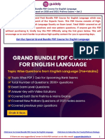 Grand Bundle Course Covers 3500+ English Questions