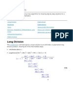 Solution Steps: Long Division