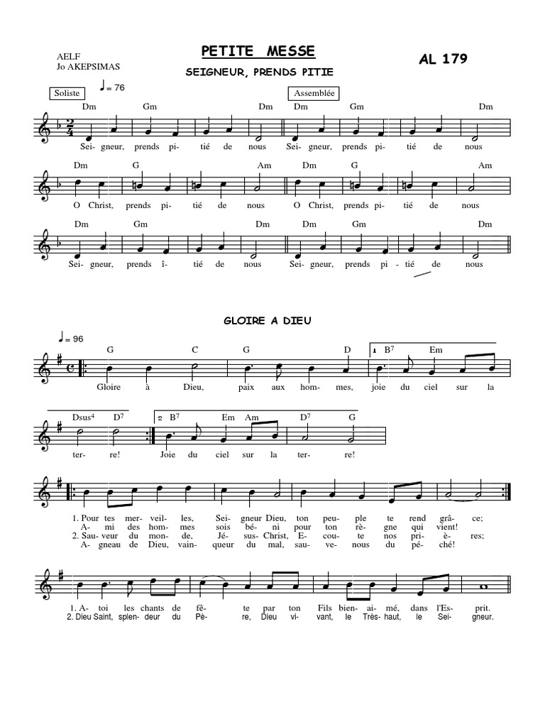Petite Messe Al 179 Pdf Pdf