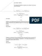 Problemas para Balance de Materia y Energia PRQ 500