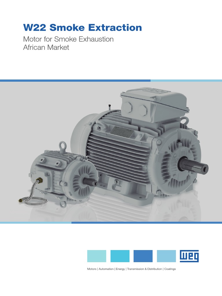 WEG w22 Smoke Extraction Motor For Smoke Exhaustion African Market