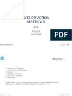 Vito LIUZZI Introduction Statistics IC1
