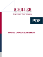 Madrid Catalog Supplement