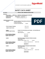 Safety Data Sheet: Product Name: Mobil Agl - Synthetic Aviation Gear Lubricant