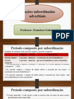 Oracoes Subordinadas Adverbiais I