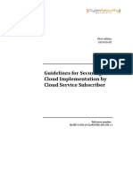 Guidelines For Securing Cloud Implementation by Cloud Service Subscriber 2080