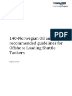 140 Recommended Guidelines for Offshore Loading Shuttle Tankers