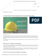 11 Simple Health and Safety Campaigns Ideas to Improve Workplace Safety • Kee Safety Singapore