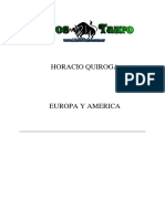 Quiroga, Horacio - Europa y America