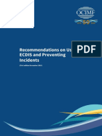 Recommendations On Usage of ECDIS Preventing Incidents