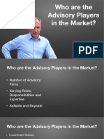 Who Are The Advisory Players in The Market?