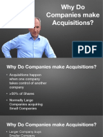 Why Do Companies Make Acquisitions?