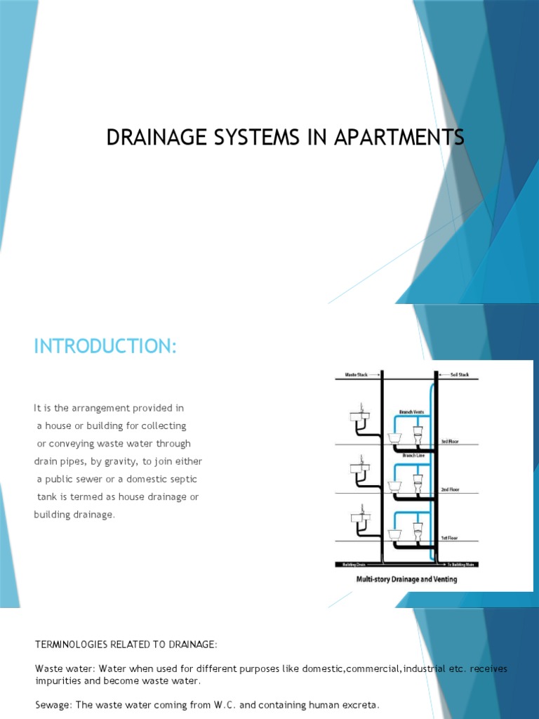Drainage Systems in Apartments | PDF | Sanitary Sewer | Plumbing