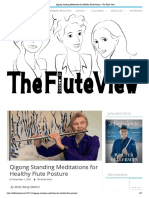 Qigong Standing Meditations For Healthy Flute Posture - The Flute View