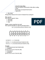 Reading Elements/items From List Using Slicing