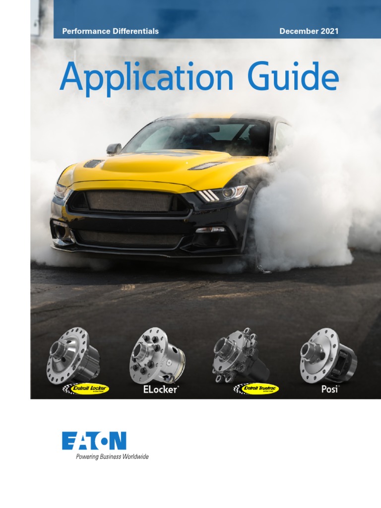 Eaton Performance Differential Application Guide en PDF Private