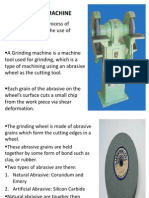 Grinding machine process