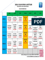 Jadual Kuliah November