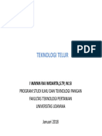Teknologi Telur Teknologi Telur: Program Studi Ilmu Dan Teknologi Pangan Fakultas Teknologi Pertanian Universitas Udayana