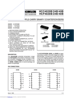 HCC4020B/24B/40B HCF4020B/24B/40B: Ripple-Carry Binary Counter/Dividers